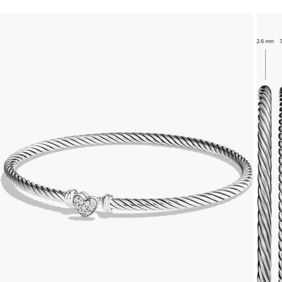 David Yurman Diamond Bracelet - Picture 6 of 11